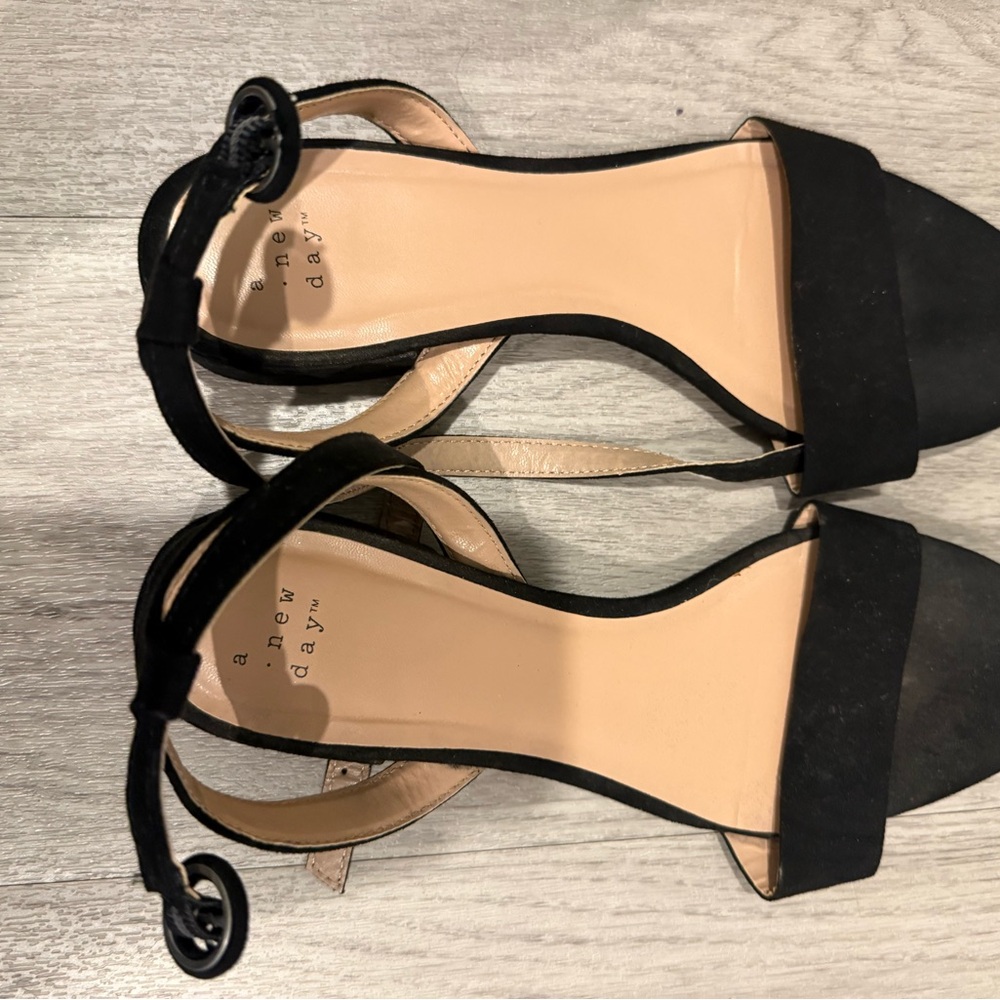 A New Day Women's Black Sandals